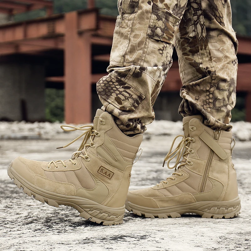 Мужские тактические военные ботинки для пустыни; Мужская Рабочая безопасная обувь; армейские ботинки; военные тактические ботинки; Zapatos; мужские ботинки; Feamle
