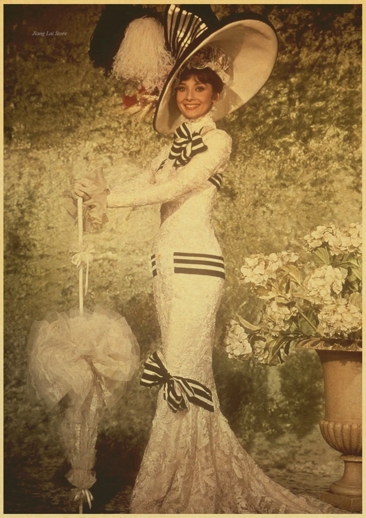 Винтаж моя Ярмарка леди Хепберн поп арт ретро плакаты украшения для дома крафт постер высокого качества Классическая настенная бумага