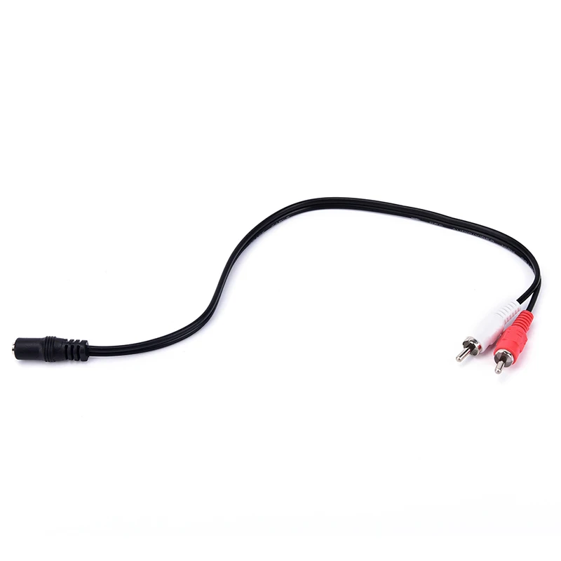 3 5 мм Y адаптер 2RCA аудио кабели стерео AUX гнездо к Mini Jack Male 2 RCA Plug 1/8 сплиттер