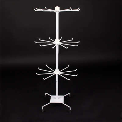 3 Tier White Socks Hat Display Stand Scarf Jewelry Necklace Bracelet ...