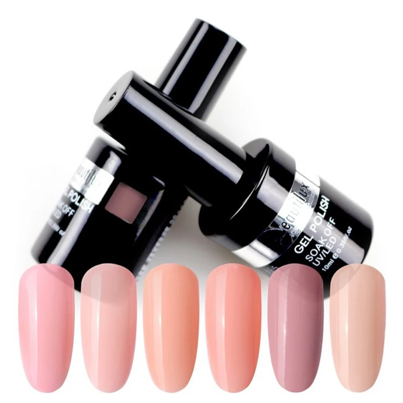 

Nude Color Gel polish Camouflage Pink UV Led Soak Off Gel Nail Polish Gels 1PC Varnish Nails Gel Lacquer Esmalte 10ml