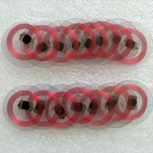 13,56 МГц RFID IC F1108 прозрачные монетные бирки 25 мм