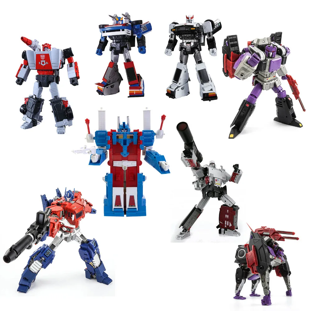 

Transformation Masterpiece Bumblebee Optimus Smoke Police Robot Car Streak Cybertron Gunner Alert Toy Nissan Action Figures
