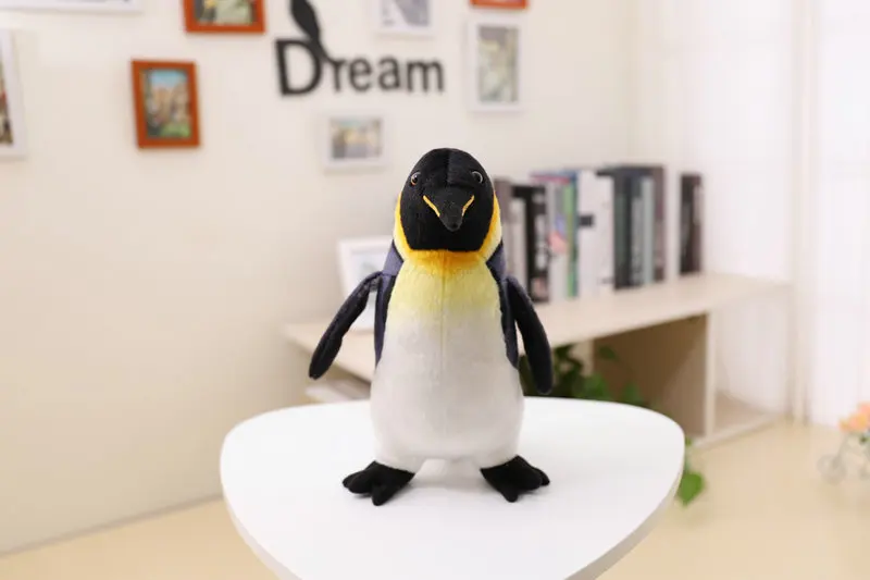 YESFEIER 55 см милый Пингвин плюшевая игрушка настоящая мягкая игрушка-пингвин куклы лучший подарок игрушка для детей большой размер подарок на день рождения