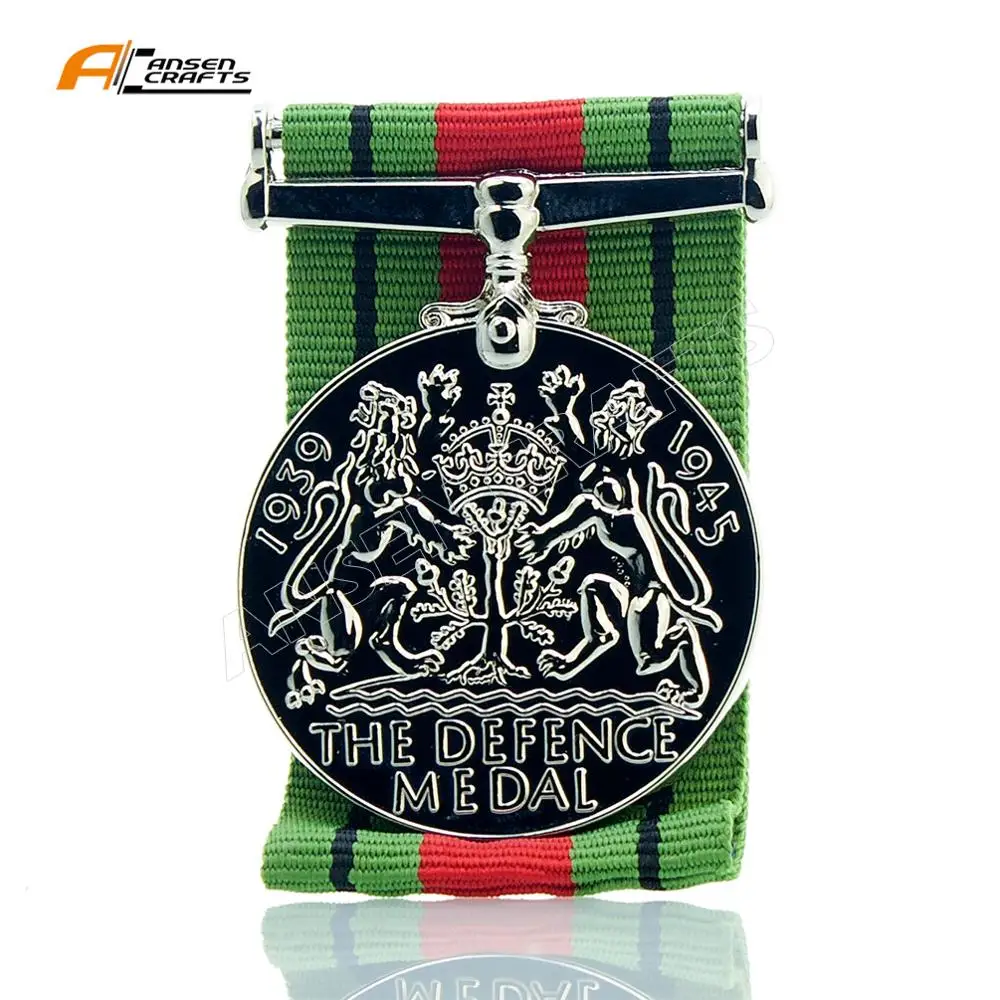 Ww2 George Vi The Defence British Military Medal Aliexpress Com