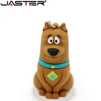

JASTER Hot Sale USB Flash Drive Animal Bulldog Cartoon Pug USB Memory Stick 4GB 8GB 16GB 32GB 64GB 128GB Mini Pendrive Gifts