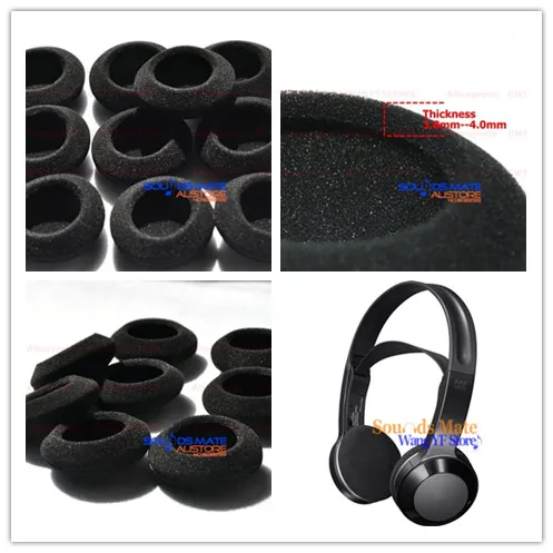 Esponja Almofadas de Ouvido Espuma Almofada Capa para Sony Mdr se 245 rk rf se Fone de Ouvido sem Fio Pares de