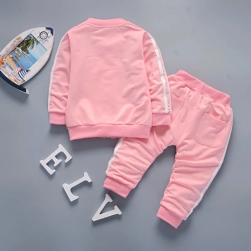 Kid's Cotton Jacket with Pants Tracksuit | For Happy Baby