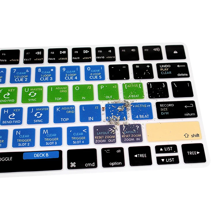 HRH Traktor Pro 2/Kontrol S4 горячие клавиши клавиатуры Чехлы Силиконовая Защитная пленка для Apple Magic MLA22B/A Версия США