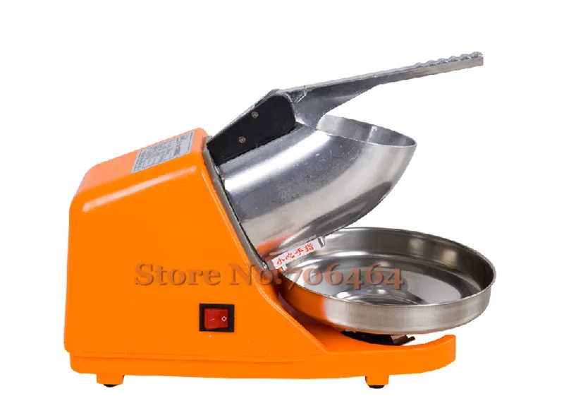 

Orange/Blue Portable Electric ice for commercial maker fully automatic Zinc alloy ice crusher Mic60