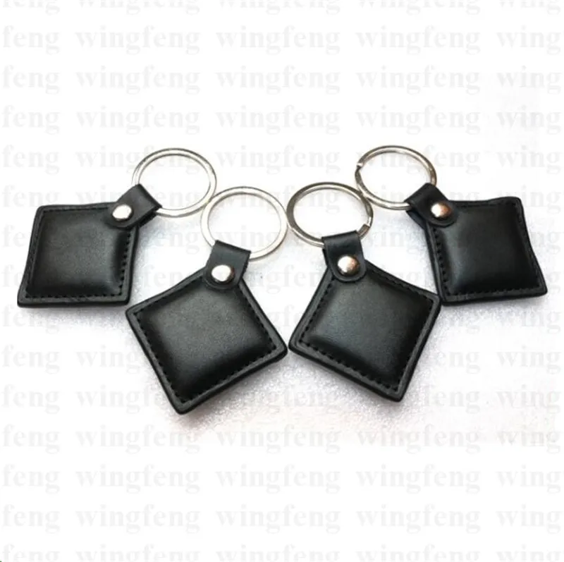 Водонепроницаемый перезаписываемый ISO14443A 13,56 МГц RFID кожаная цепь для ключей брелок с чипом MFS50 500 шт./лот