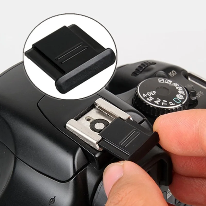 

1/5PCs Universal New Flash Hot Shoe Protection Cover Plastic Dust-proof Case for Canon for Nikon DSLR SLR Camera Accessories