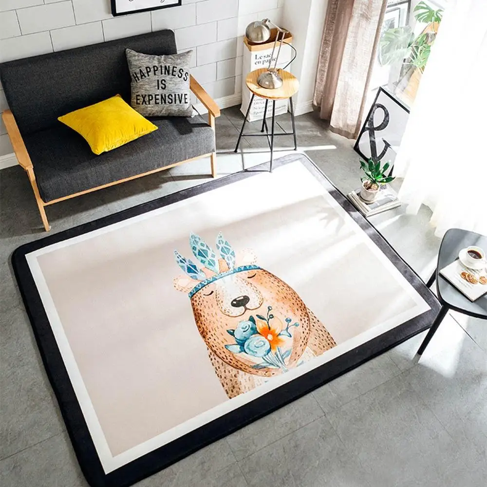 Svetanya Противоскользящие коврики для детей в спальню Детские Мультяшные коврики - Цвет: 20192383