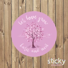 На заказ позвольте любовь вам Свадьба Спасибо наклейки, бутылки этикетки, кекс Tags, конфеты коробки бирки, день рождения, свадебные украшения