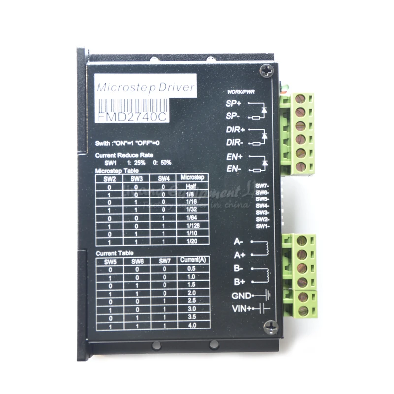 2-фазный шаговый мотор драйвер 4A128 подразделение FMD2740C для быстроходный деревообрабатывающий фрезерный станок