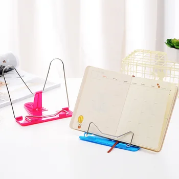 

1 Pcs Bookends Portable Foldable Adjustable Bookend Stand Reading Book Stand Document Holder Base Reading Book Holder