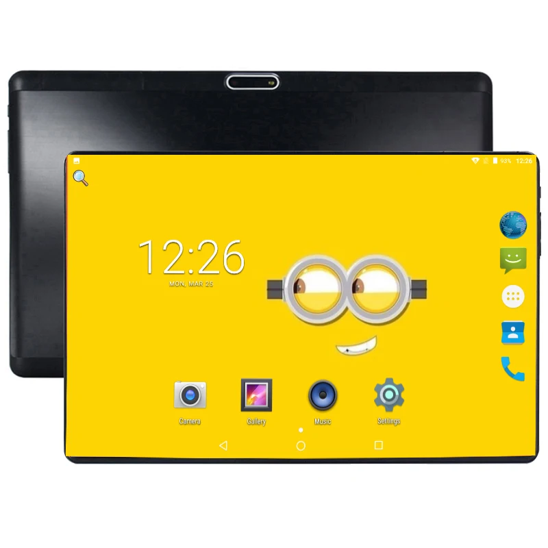 

2019 Newest Google Play Android 8.0 System 10 Inch Tablet Octa Core 4GB RAM 64GB ROM 1280X800 IPS 2.5D Glass Kids Tablets 10.1