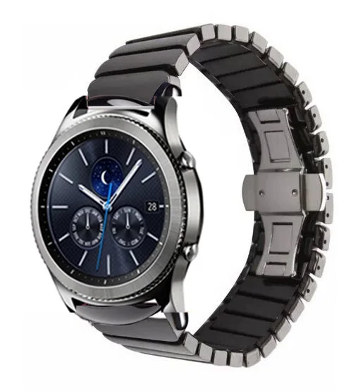 Ремешок керамический для Samsung Gear sport S2 S3 Classic Frontier 22 мм 20 мм|Ремешки часов| |