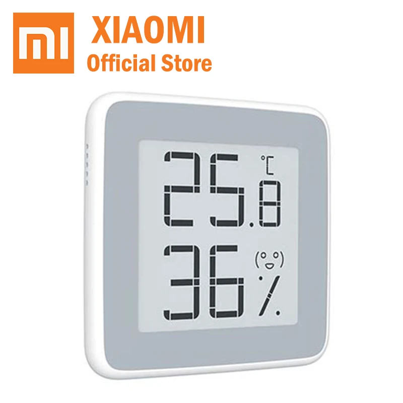 

Xiaomi miaomiaoce e-link Thermometer Temperature Humidity Sensor LED screen display mi Digital Moisture meter mijia LED for Home