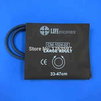 

Quality large Adult arm reusable NIBP Cuff with Double tube without connector for GE patient monitor