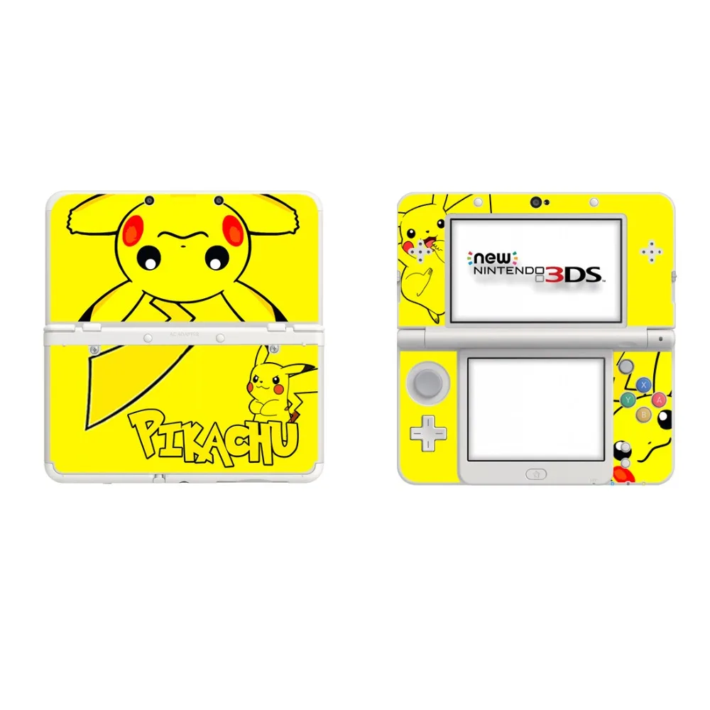 Виниловая наклейка на кожу наклейка на 3DS Skins наклейка s для NEW 3DS виниловая Защитная Наклейка-для Pokemon GO Pukachu