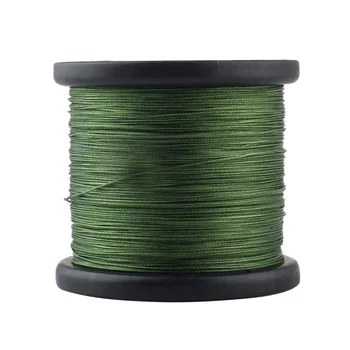 

Hot Selling Fishing Multifilament Line Dark Green 8 Strong Strands 200LB 500M Braided PE