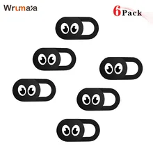 6 шт. Универсальный глаз веб-камера крышка затвора Магнитный слайдер крышка камеры для IPhone ПК Ноутбуки телефон объектив веб-камера стикер конфиденциальности