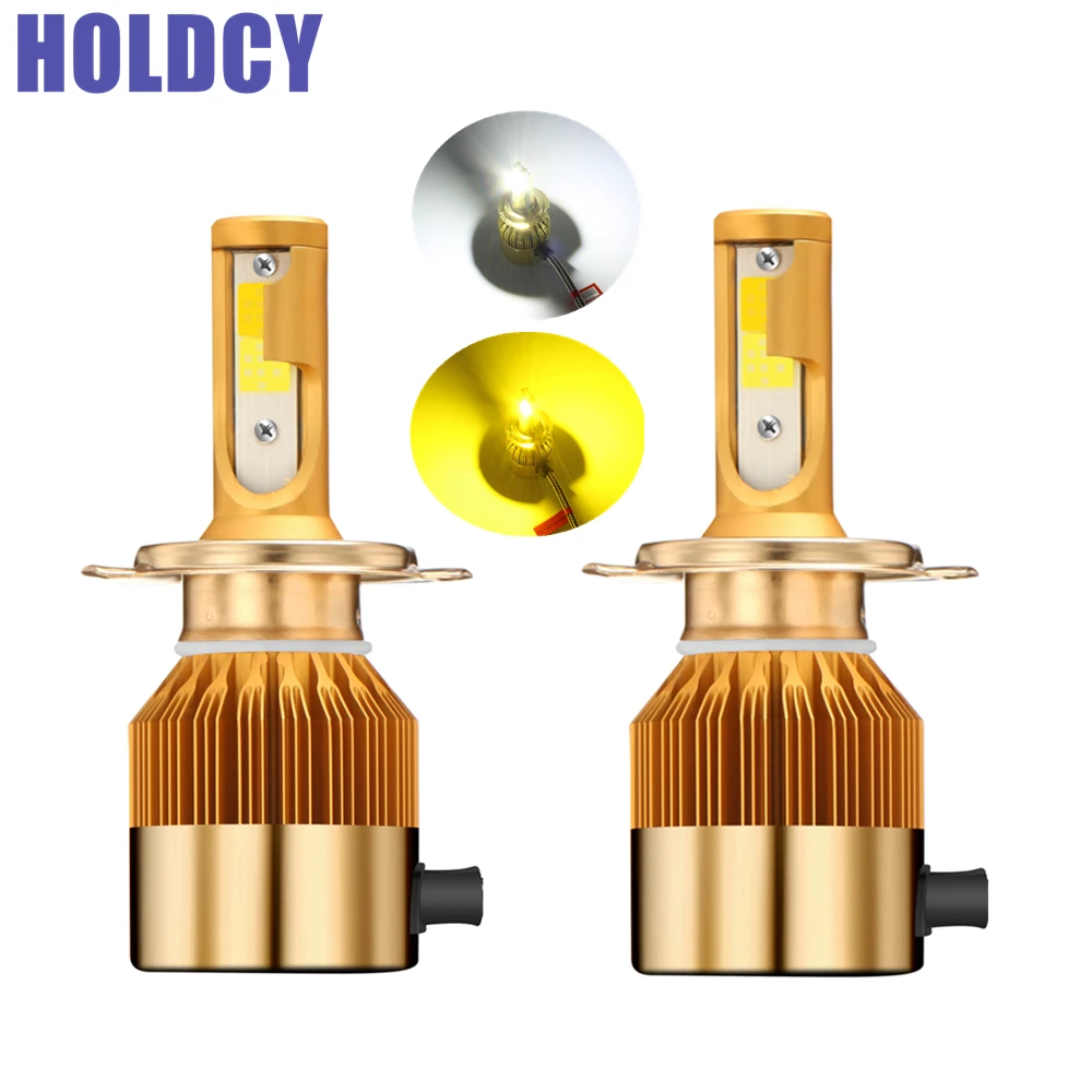 H4 H7 H11 H1 H3 9005 9006 9012 COB LED Headlight 3000K 6000K 9000LM All