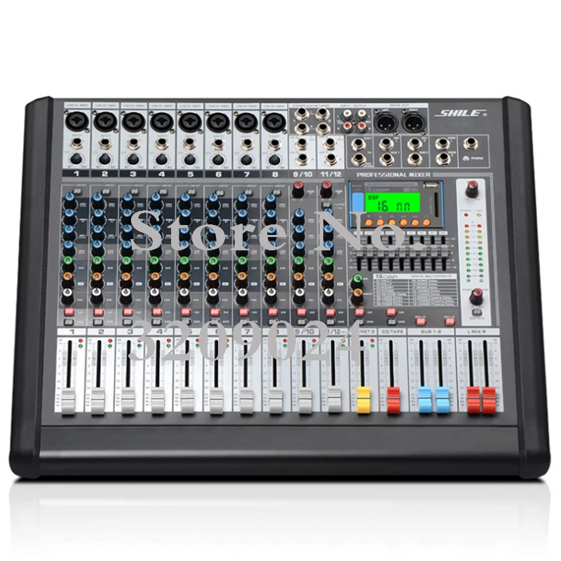 Professional 12 Channel Bluetooth USB Mixer KTV