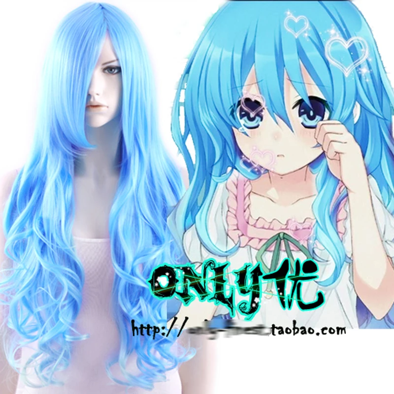 

Yoshino Wig Anime Date a Live Hermit Yoshino Cosplay Long Blue Wig + Wig Cap