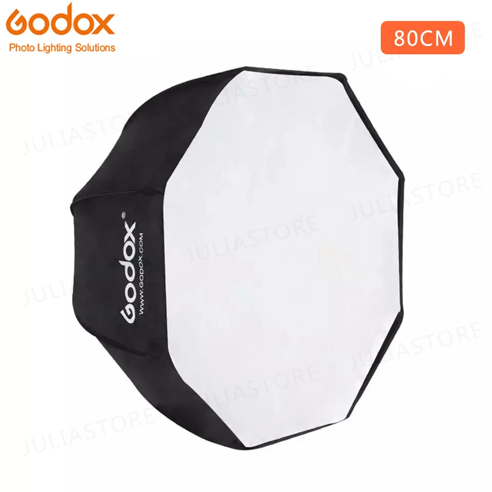 

Godox 80cm 31.5in Portable Octagon Softbox Flash Speedlight Speedlite Umbrella Softbox Brolly Reflector (Softbox Only)