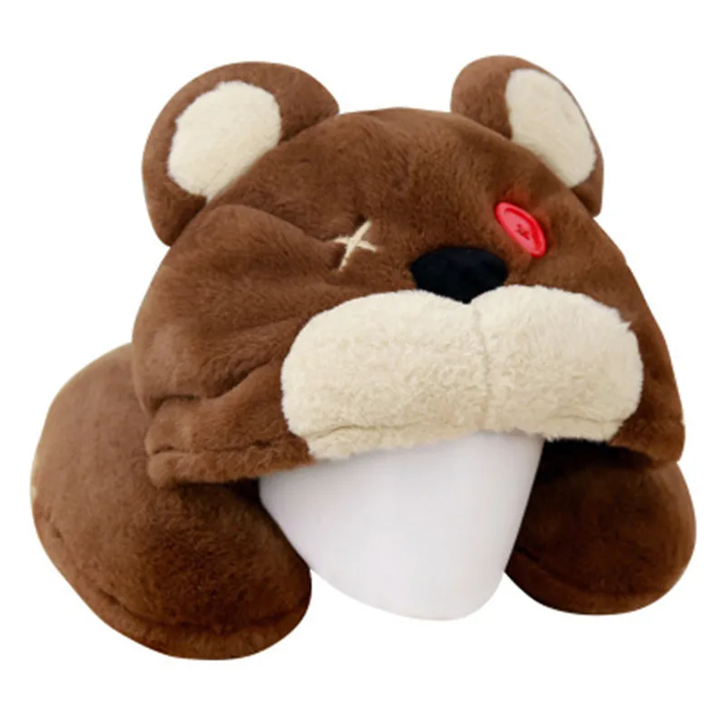 Корейский креативный мультяшный Anne Bear u-образная подушка для шеи соединенная