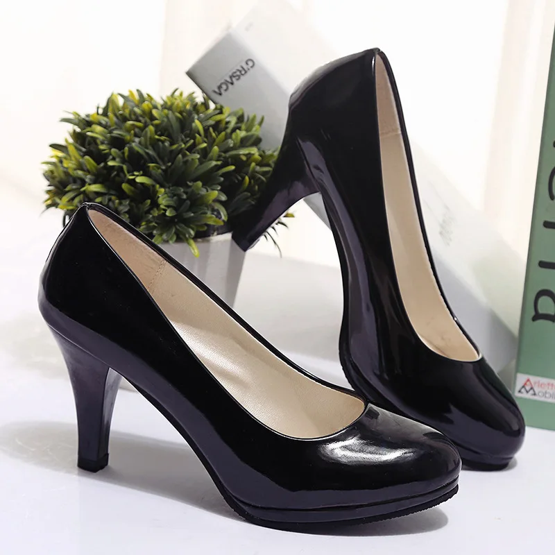 2019 Women Shoes Pointed Toe Pumps Dress Shoes High Heels Boat Shoes Wedding Shoes female the trend of ultra high heels