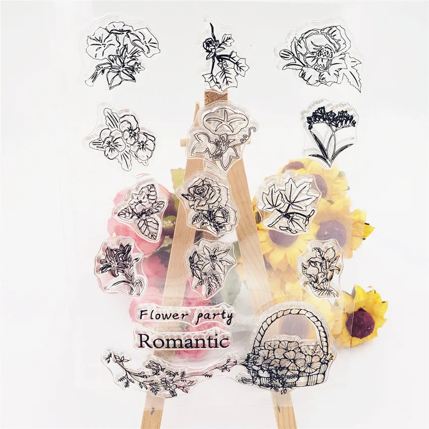 Romantic Mini French Words Cutting Dies Stencil Scrapbook album Embossing Card