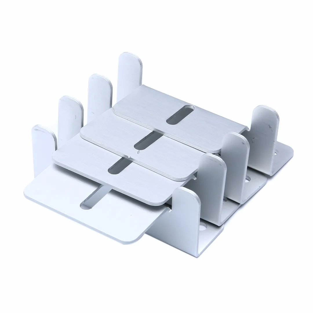 Practical 4pcs/lot Aluminum Z-Shape Solar Panel Brackets Kits For Caravan Roof Solar Panel Brackets Fittings Parts Mayitr