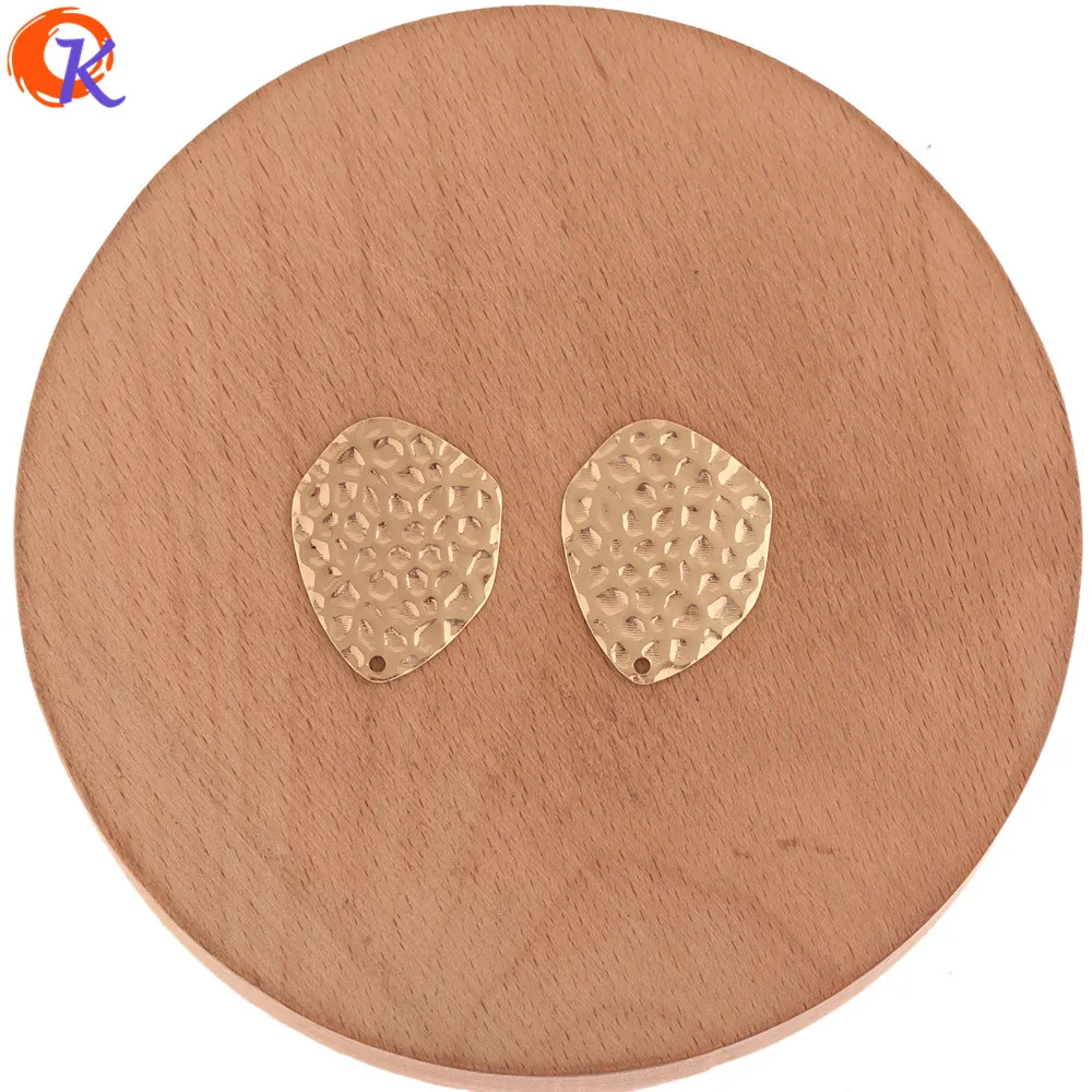 

Cordial Design 40Pcs 19*25MM Jewelry Accessories/Hand Made/Irregular Shape/Genuine Gold Plating/DIY Making/Earrngs Findings