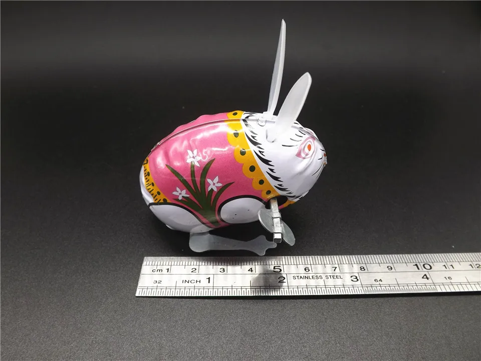 Коллекционные классические ретро оловянные часы Прыжки кролик большой подарок игрушечные лошадки для детей