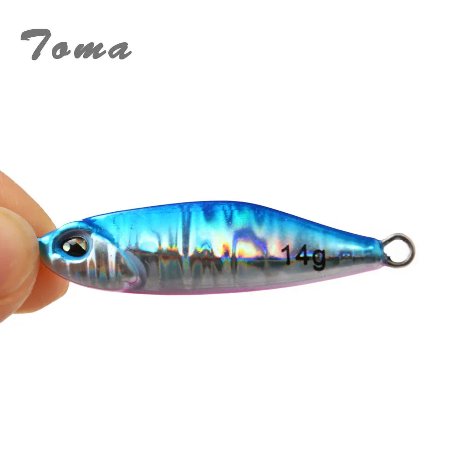Приманка для морской рыбалки TOMA Mini Micro свинцовая металлическая Мормышка 10g 14g