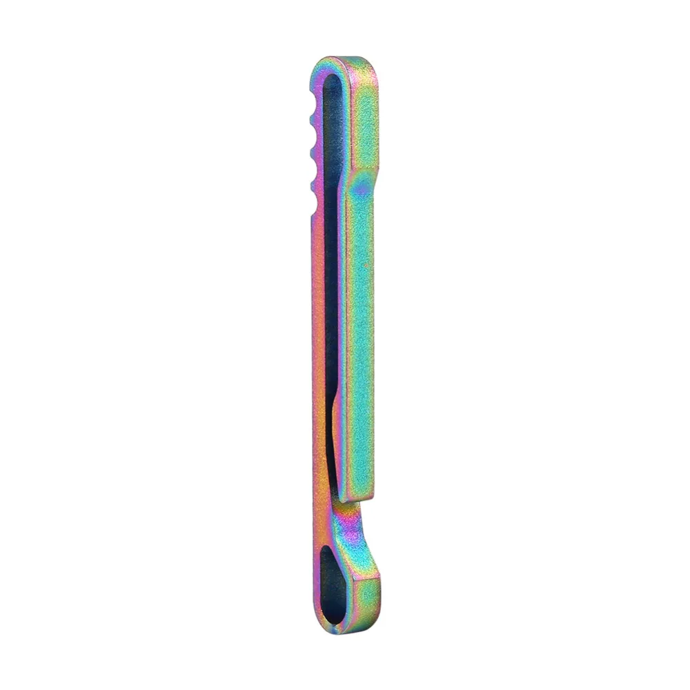 

Outdoor Colorful EDC Titanium Alloy Keyring Belt Clip Carabiner Key Clip Keyring Holder Buckle
