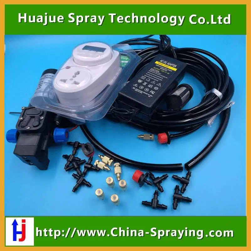 

High pressure fog misting system for cooling and humidification