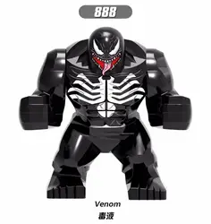 20 шт. XH888 Super Heroes 7 см большой Размеры цифры Venom анти-яд росомаха Бэтмен строительные блоки кирпичи Детский подарок игрушки