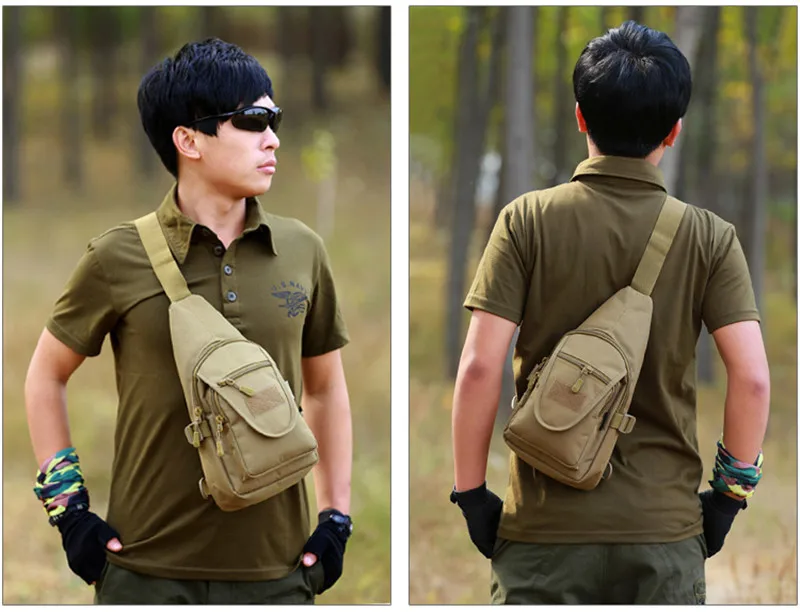 Военная унисекс Водонепроницаемая нейлоновая мужская сумка-рюкзак дорожная сумка для верховой езды сумки через плечо мужские штурмовые нагрудные сумки
