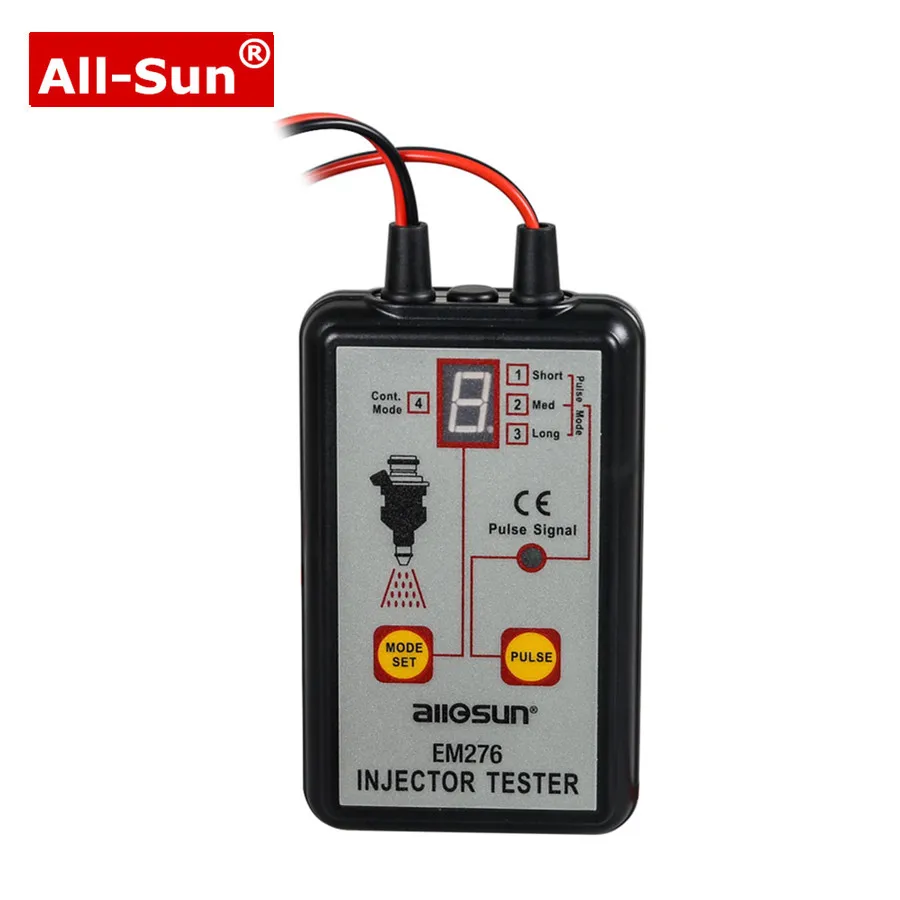 

ALL SUN EM276 Professional Injector Tester Fuel Injector 4 Pluse Modes Tester Powerful Fuel System Scan Tool EM276
