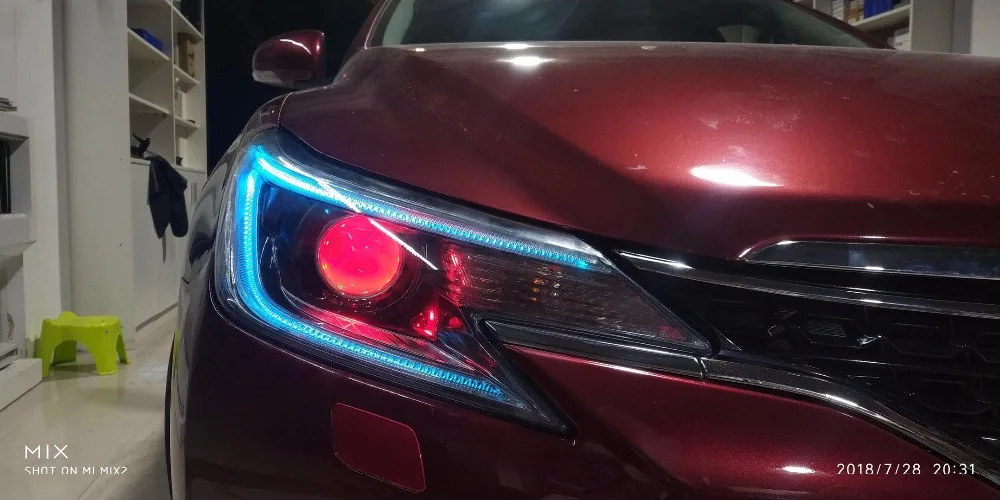 RGB DRL дневная ходовая фара для Toyota Reiz новинка светодиодный двухксеноновый