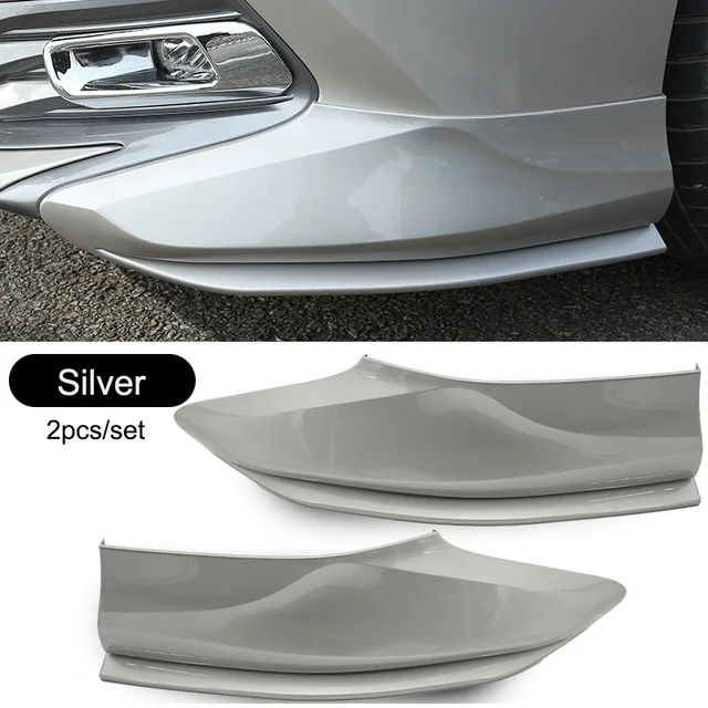 QHCP Car Front Bumper Corners Protector Scratch Sticker Strip Mouldings