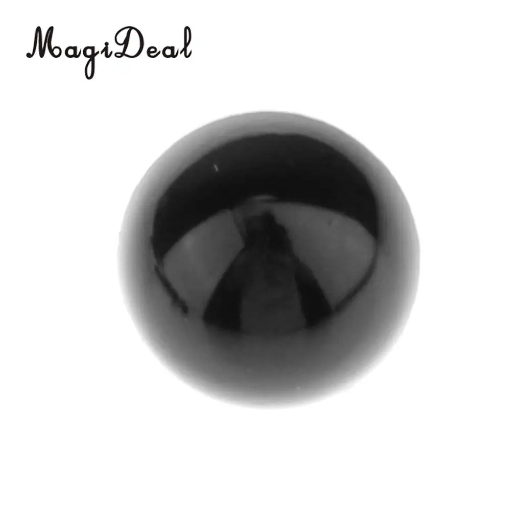 MagiDeal 100Pcs Mushroom Button Domed Sewing Plush Animal Eyes for Baby Clothes Puppets Doll Bear DIY Craft Toy Black 10mm