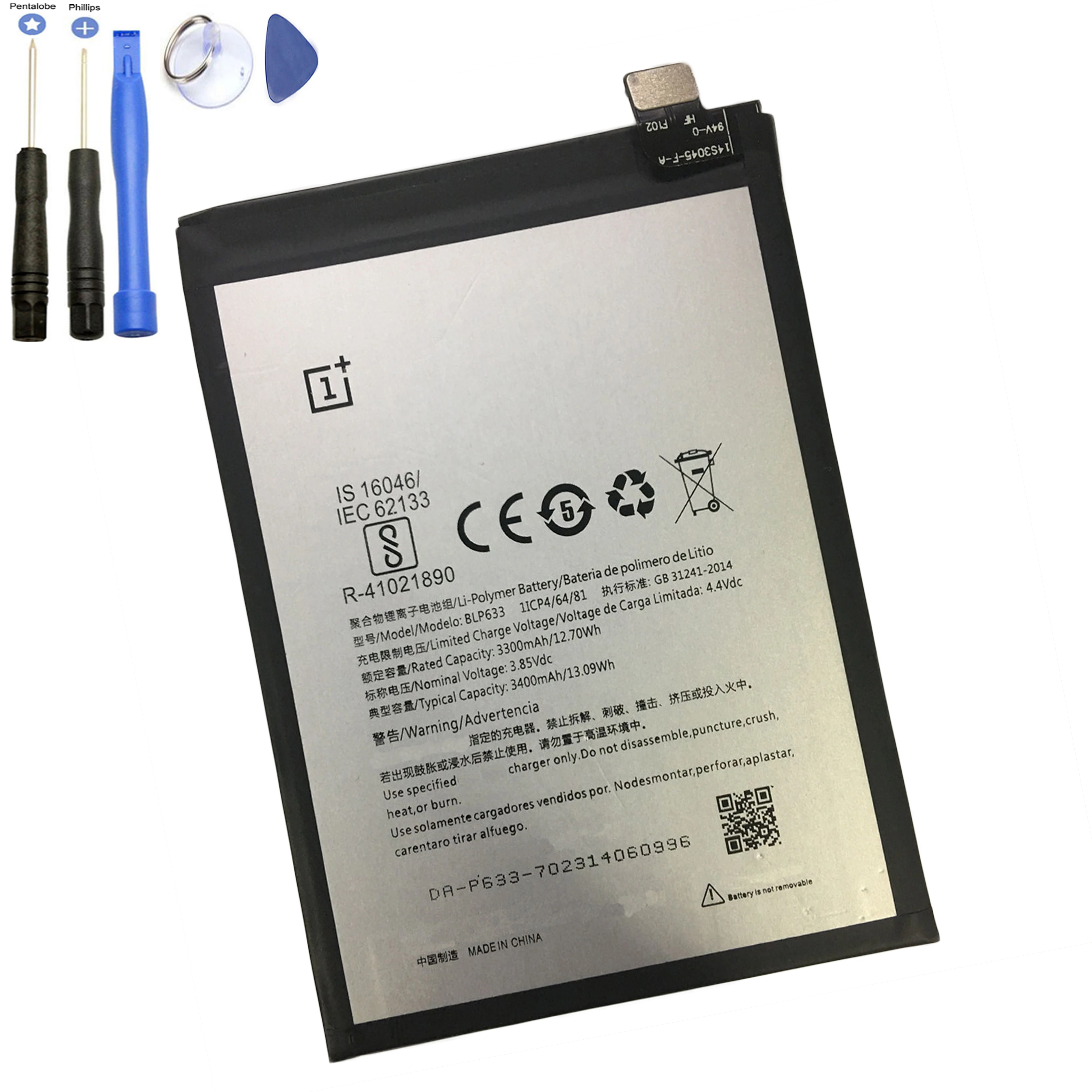 3400mAh BLP633 батарея для OnePlus 3T A3010 1 + телефона с ремонтными