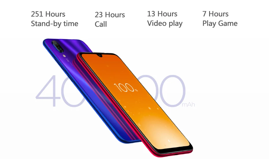 Глобальная версия Xiaomi Redmi Note 7 4G 128GB Смартфон Snapdragon 660 Octa Core 6," FHD+ 48MP Dual Cam 4000mAh FCC ID