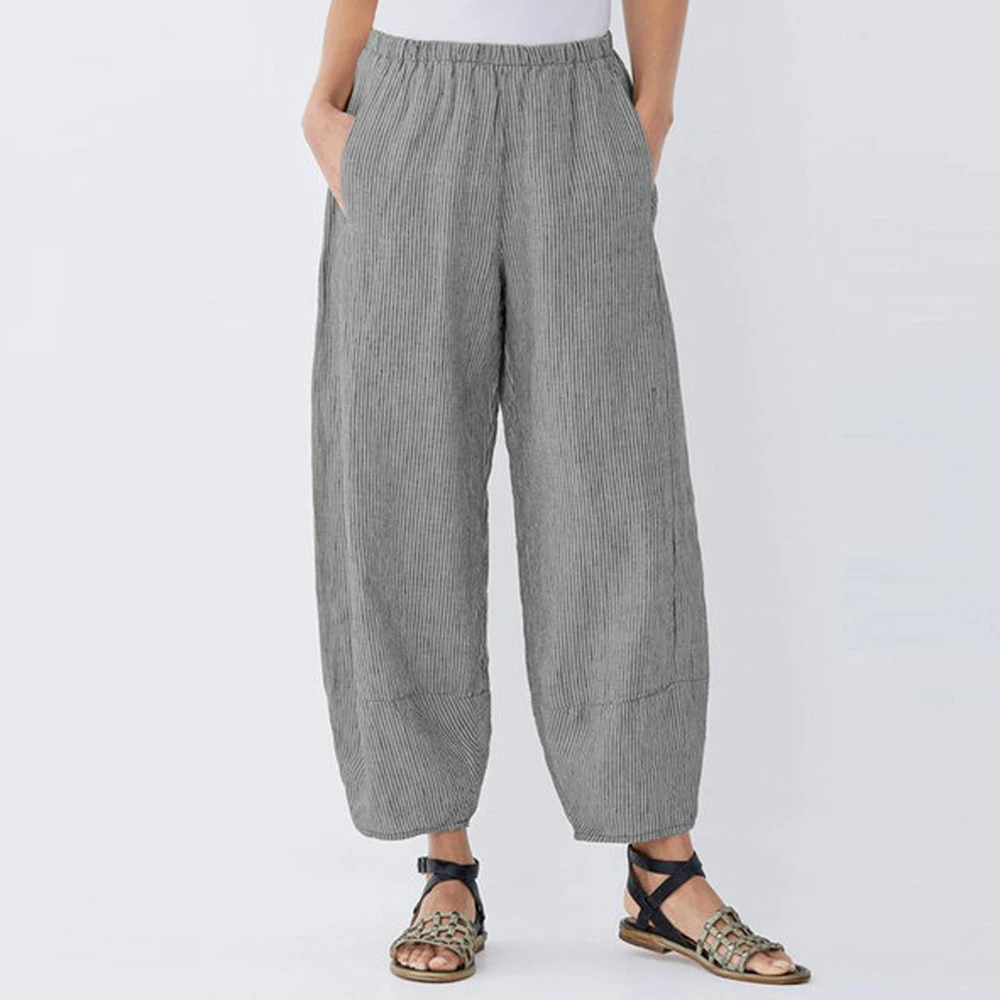 plus size gray capris