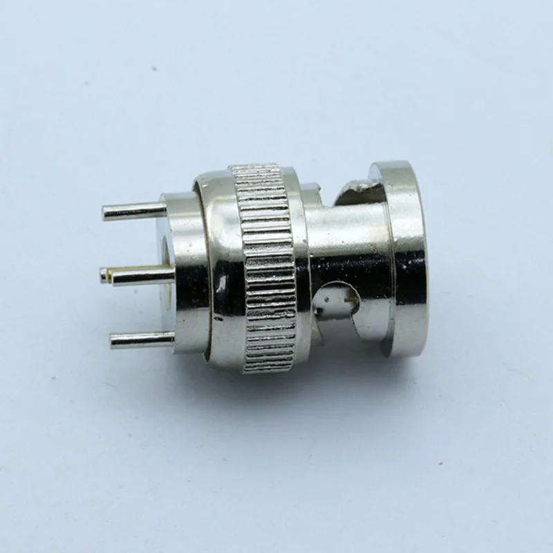 100 шт./лот BNC мужской ПК MONLUT pc коннектор печатной платы крепление 4 Pin Мужской центр